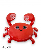 КРАБ АЛЕША БОЛ.45 СМ (ВЕЛЮР, ПЕЧАТЬ) купить оптом и в розницу КРАБ АЛЕША БОЛ.45 СМ (ВЕЛЮР, ПЕЧАТЬ) купить оптом и в розницу на базе игрушек